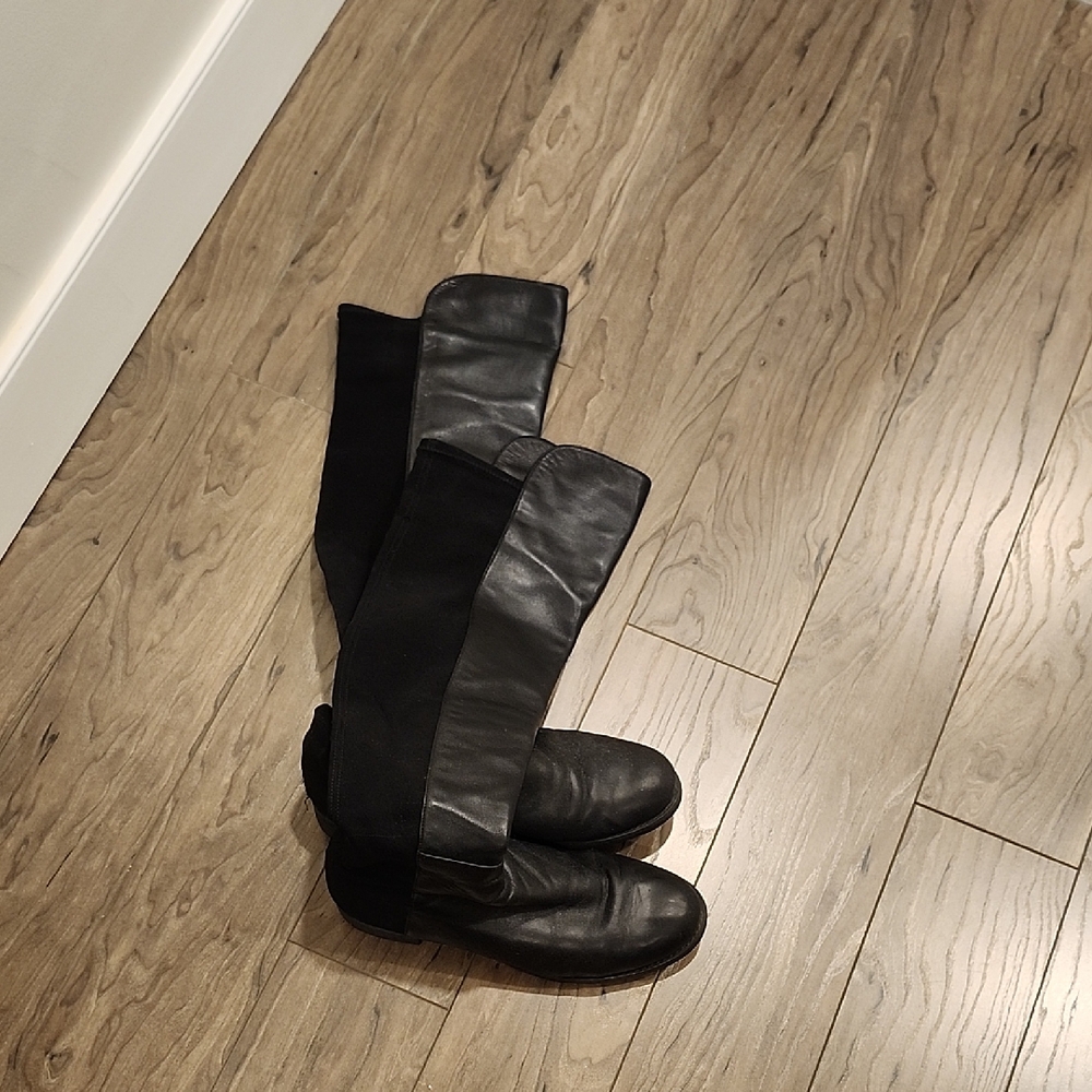 Stuart Weitzman Black Over the Knee Boots